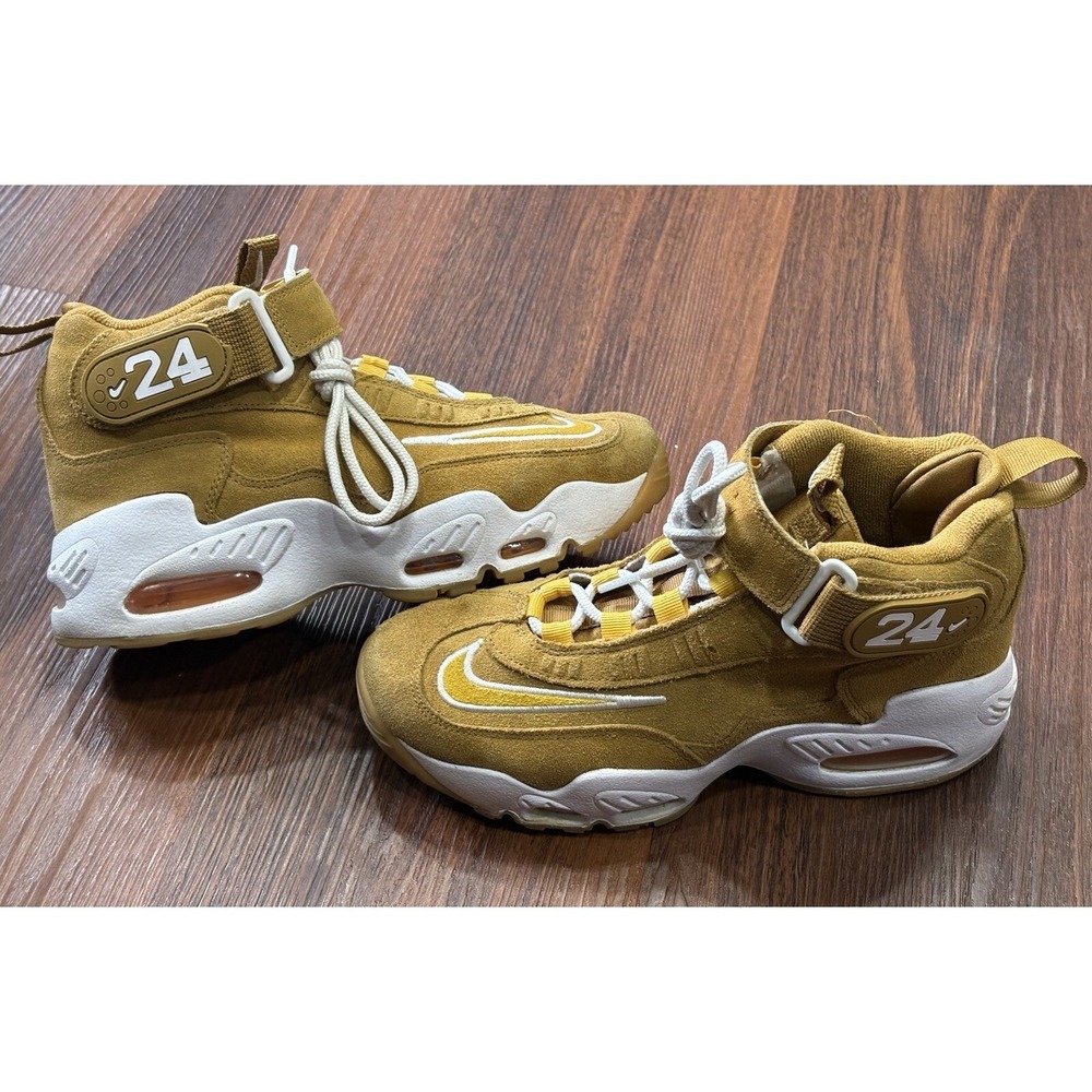 Nike Air Griffey Max 1 Wheat Pollen White Youth Sz 6 DO6684-700 Sneakers Shoes
